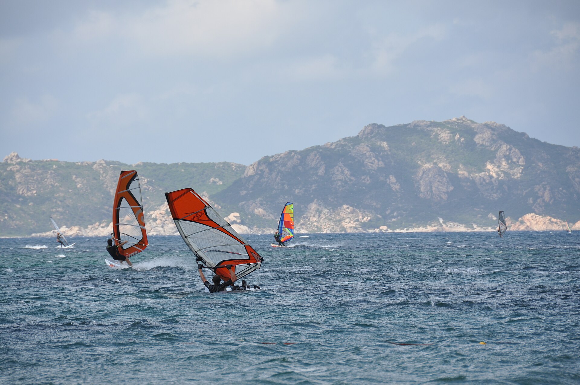 Surfing in Porto Puddu
