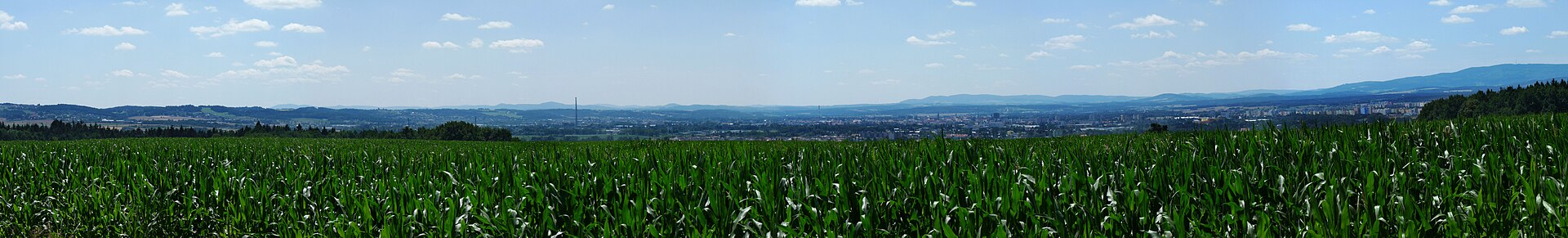 Borek (ČB) - panorama ČBu