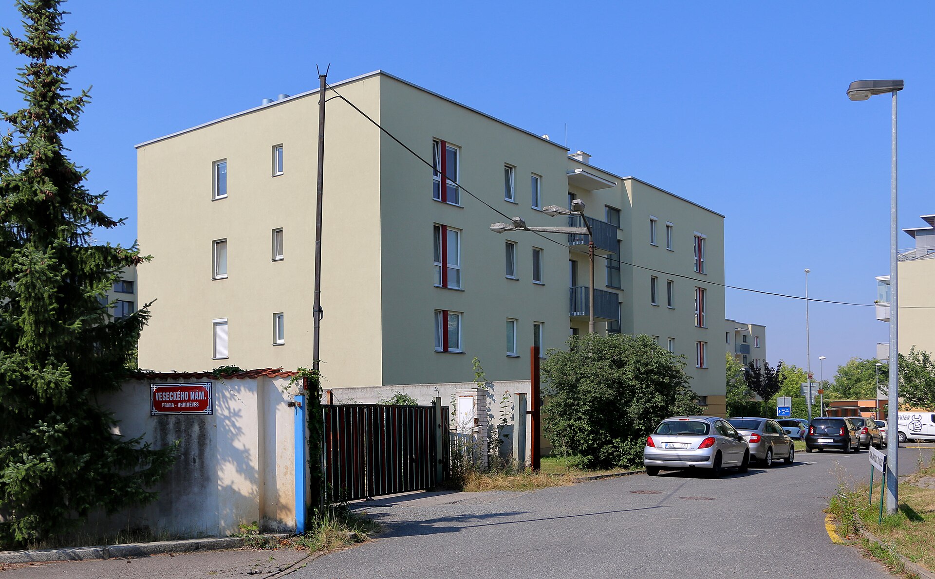 Douchova street, east view, Praha