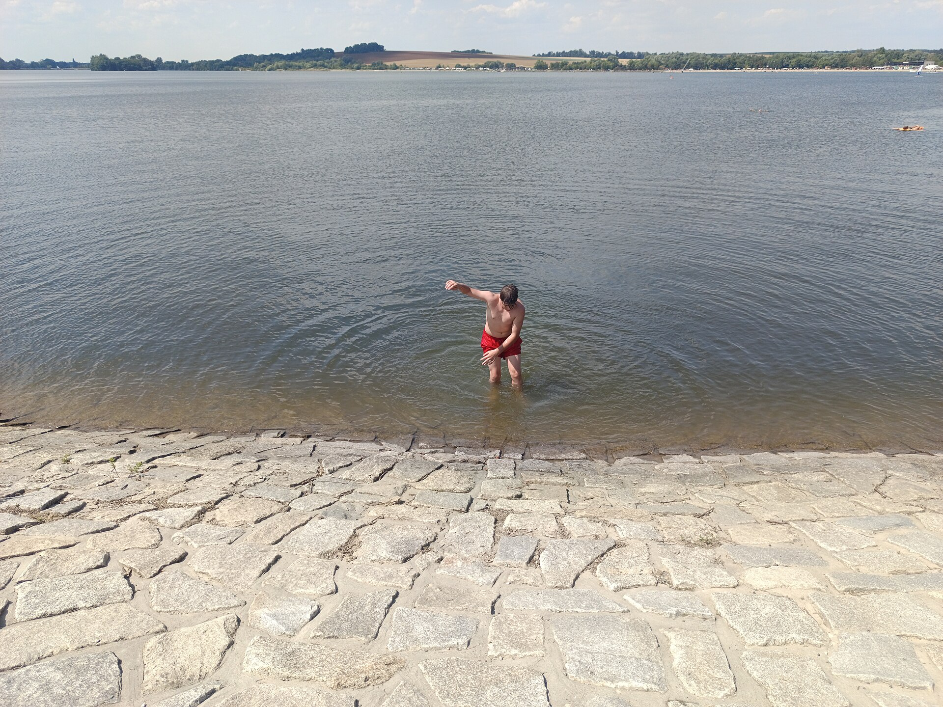 Hlučínské jezero, Dobroslavice, okres Opava, Slezsko