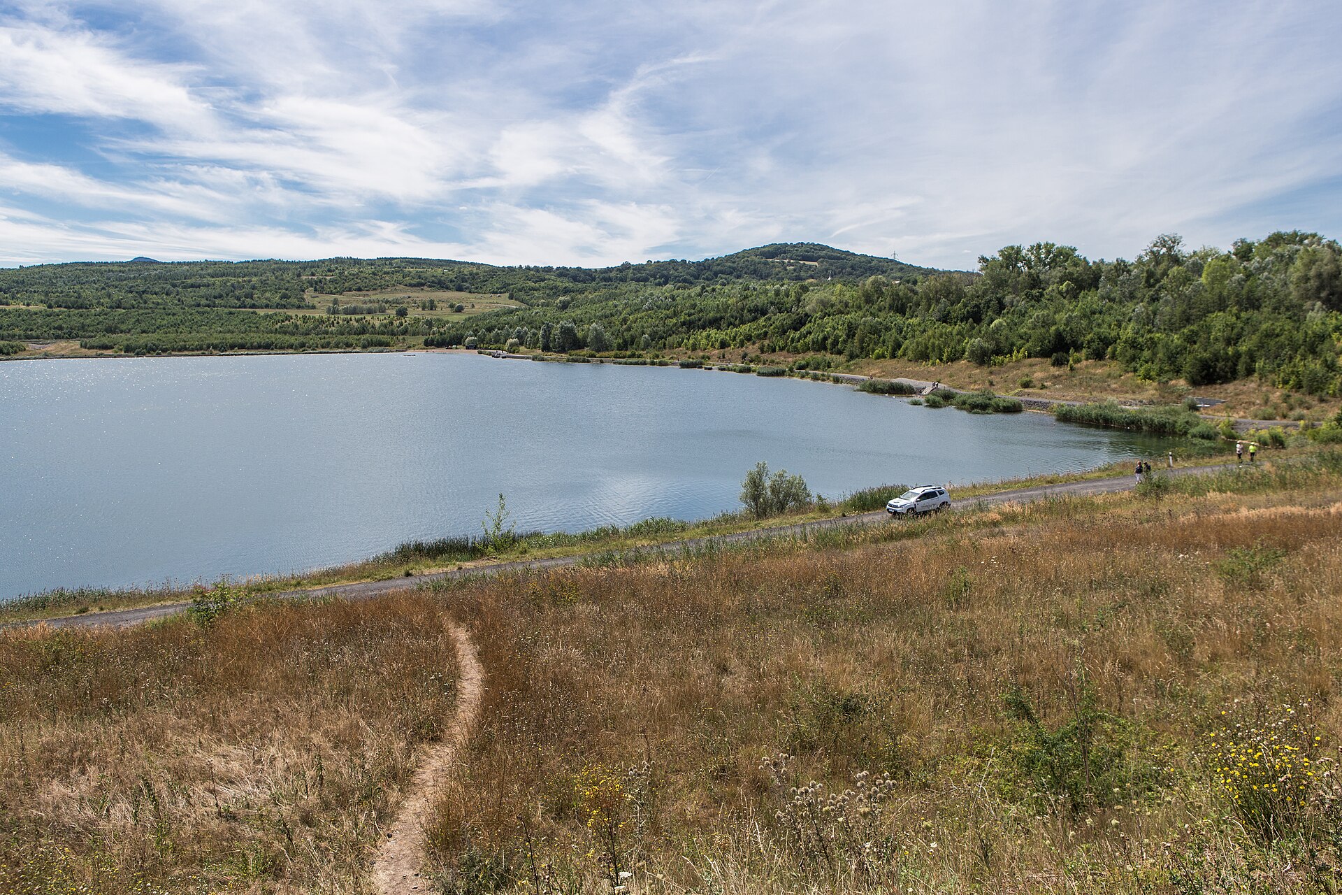 Stausee Milada bei Ústí nad Labem (CZ) 2022 02