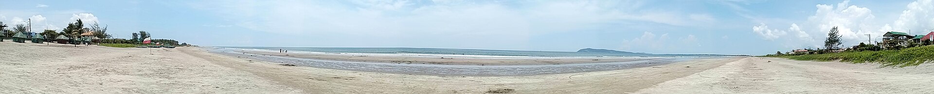 Panorama of Bagasbas Beach