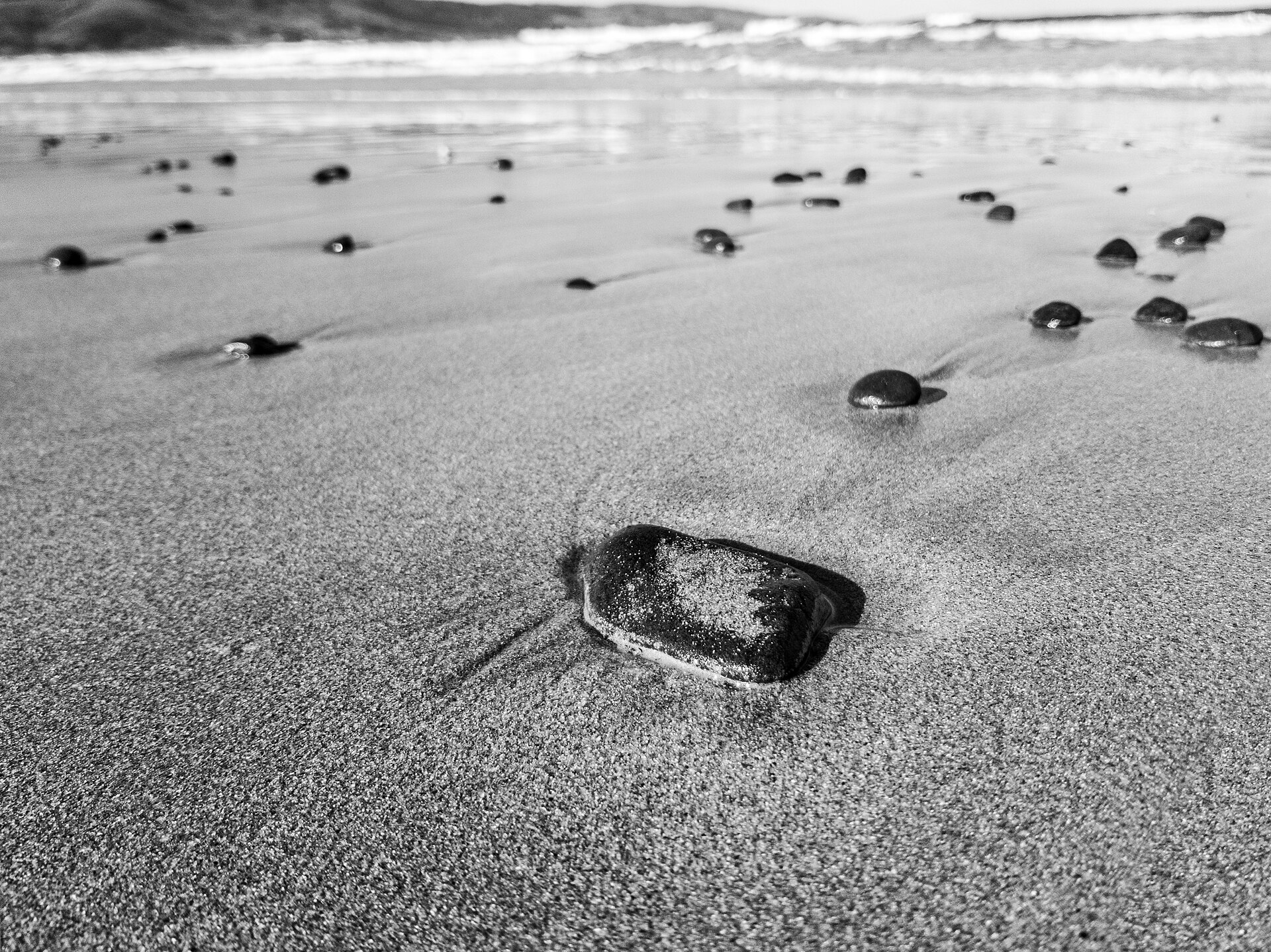 Apollo Bay (AU), Beach -- 2019 -- 171508 (bw)
