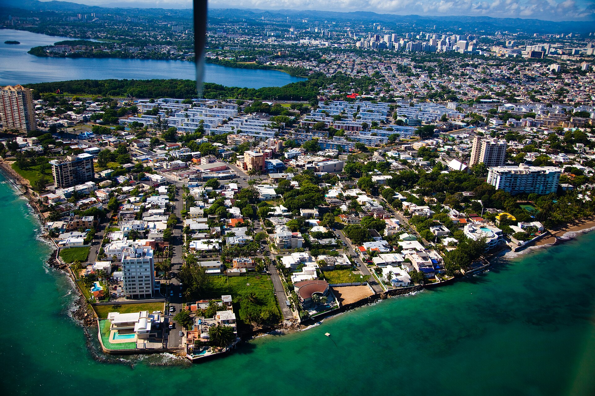 Eastern Santurce barrio in San Juan, Puerto Rico