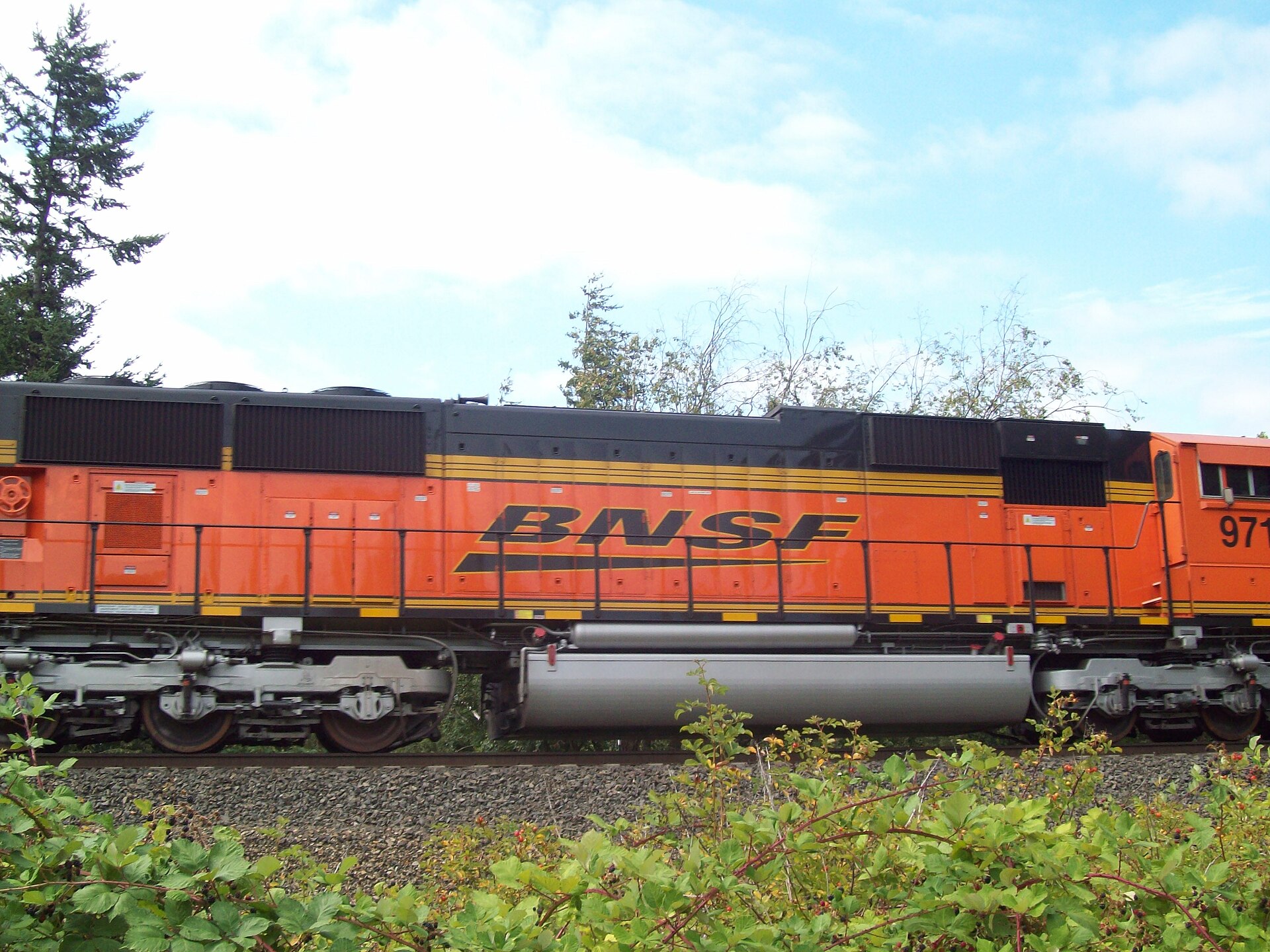 Full view of BNSF Locomotive