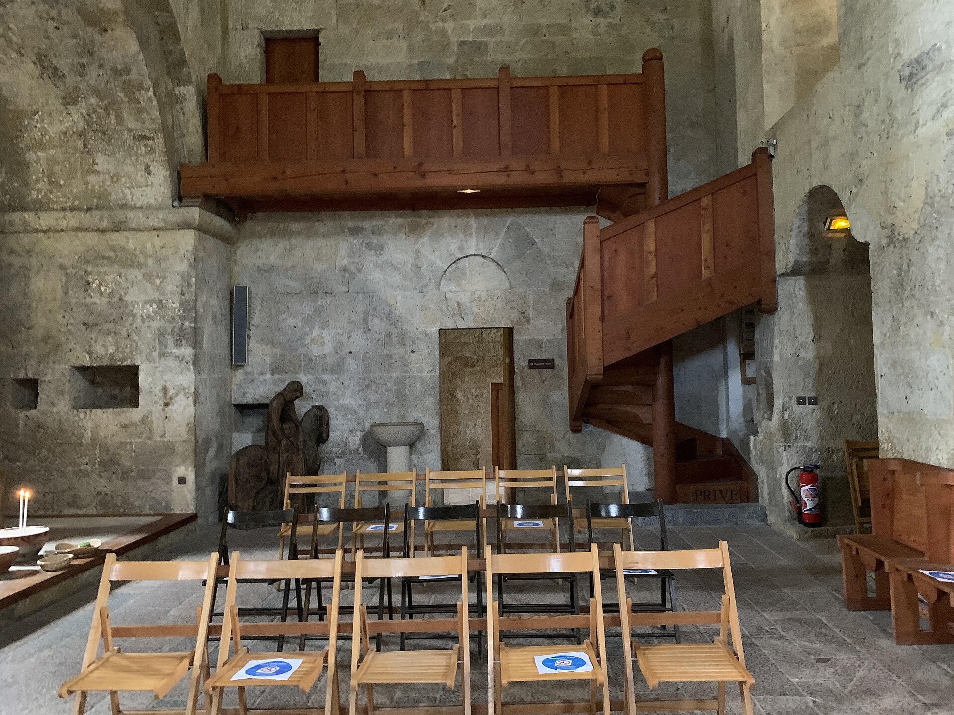 Abbatiale de l'abbaye Notre-Dame de Boscodon (intérieur) - 1