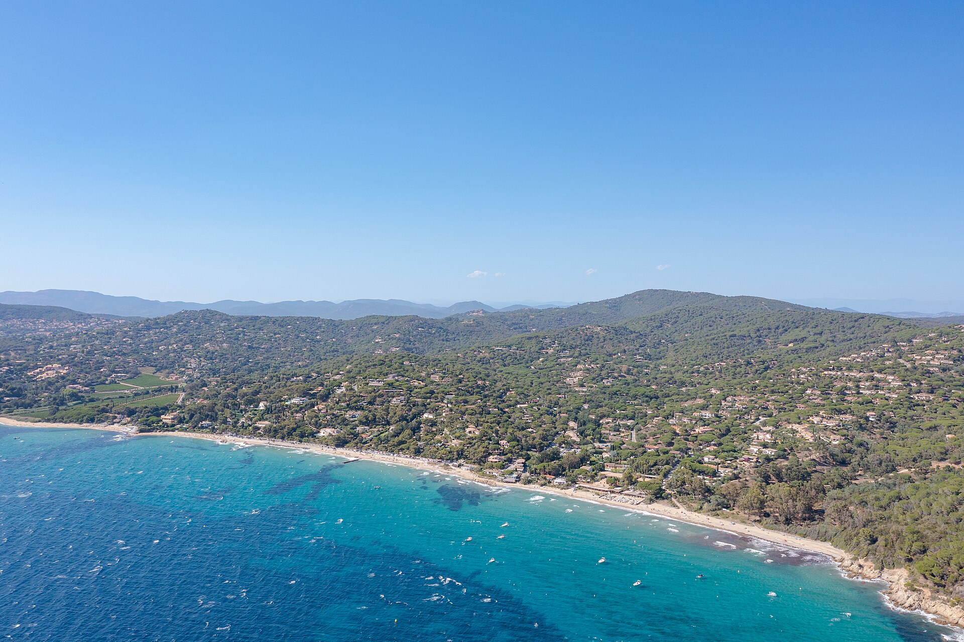 Aerial view of Gigaro Beach in La Croix-Valmer, France (52723801211)