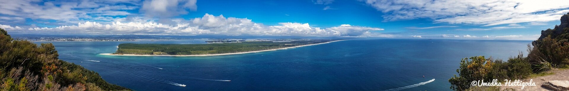 Panoramic view from Mount Mauao Reserve in Mount Maunganui - New Zealand. (50524718178)
